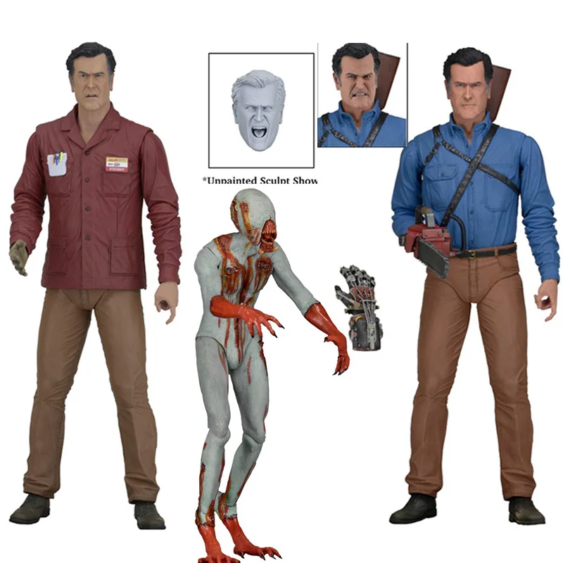 Мультипликационный персонаж из фильма игрушки NECA американская драма The Evil Dead Ash vs evil dead 7 дюймов подвижная фигурка модель