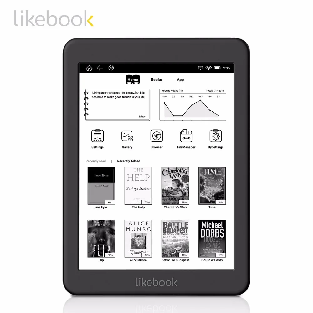 Электронная книга Boyue Likebook Mars 7 8 дюйма новая читалка с двухцветной фронтальной