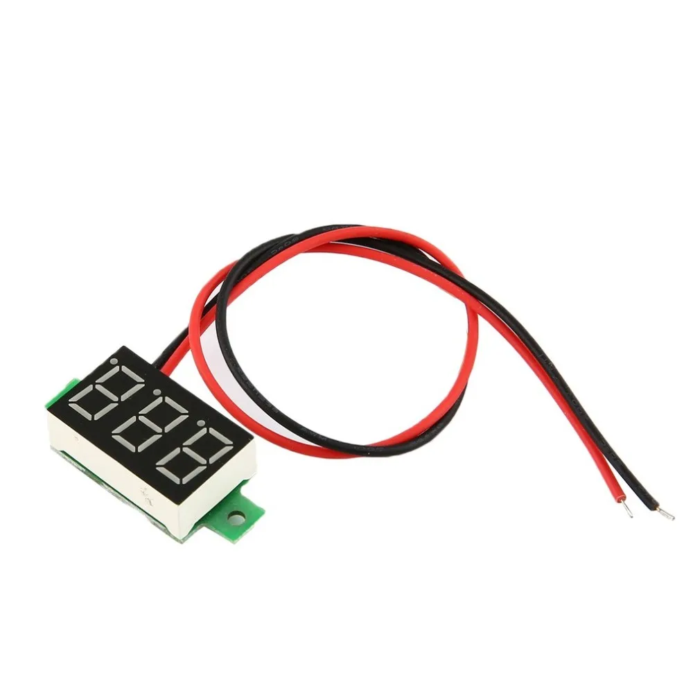 4PCS DC 2.5-30V LED Digital Display Panel Voltmeter Electric Voltage Meter Volt Tester for Auto Car Motorcycle Battery Cart | Инструменты