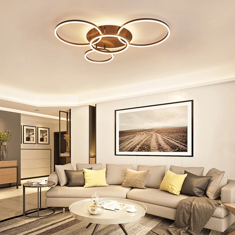 Современные светодиодные потолочные лампы Chandelierrec AC85 265V потолочное освещение