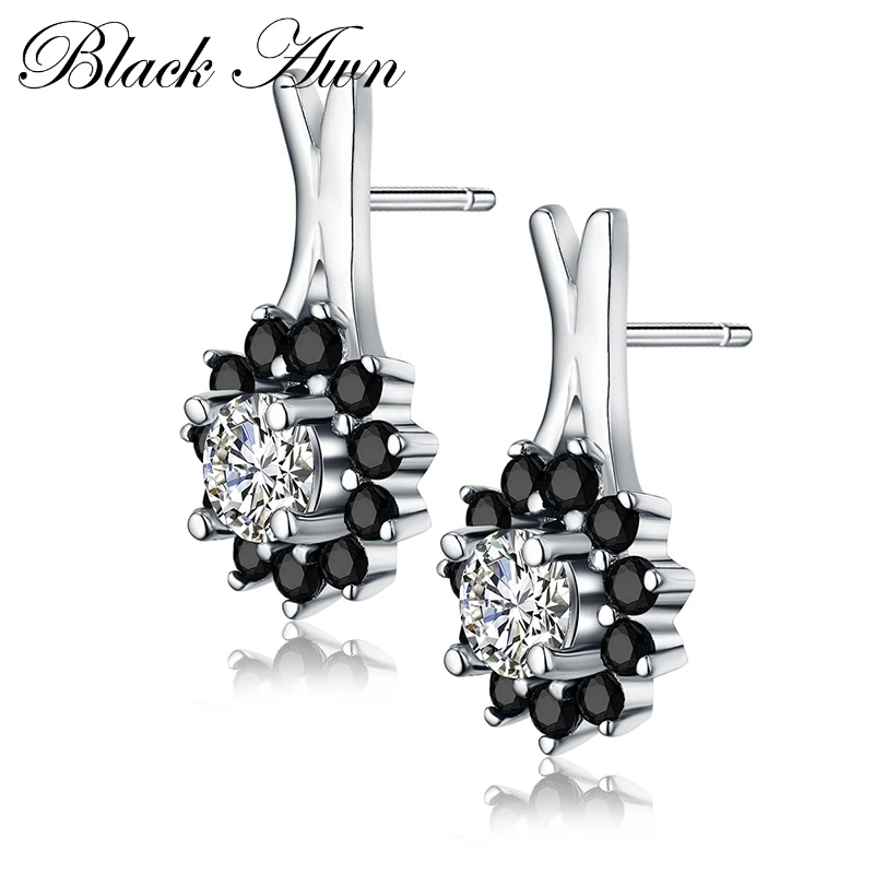 Романтические серьги гвоздики из стерлингового серебра 925 пробы 1 6 г для женщин с