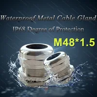 1 шт PG7 никелевые латунные металлические IP68 Водонепроницаемые кабельные сальники соединитель провода сальники для 3-6,5 мм кабеля