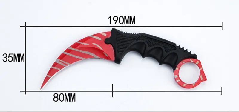 Взрывные Модели CSGO counter-Karambit knife фиксированное лезвие lore тактический охотничий