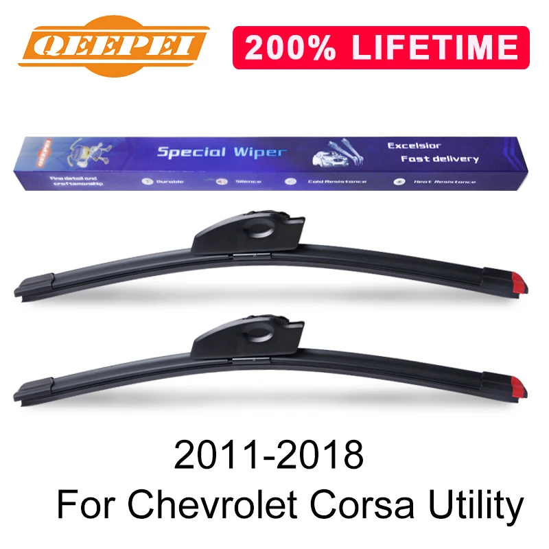 QEEPEI Замена стеклоочистителя для Chevrolet Corsa утилита 2011 2018 ветровое стекло