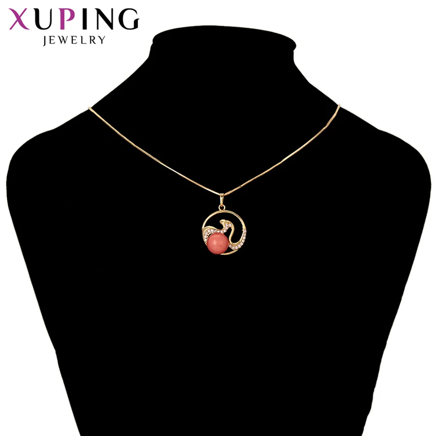 Xuping модный синий кулон с имитацией жемчуга для женщин ювелирные изделия