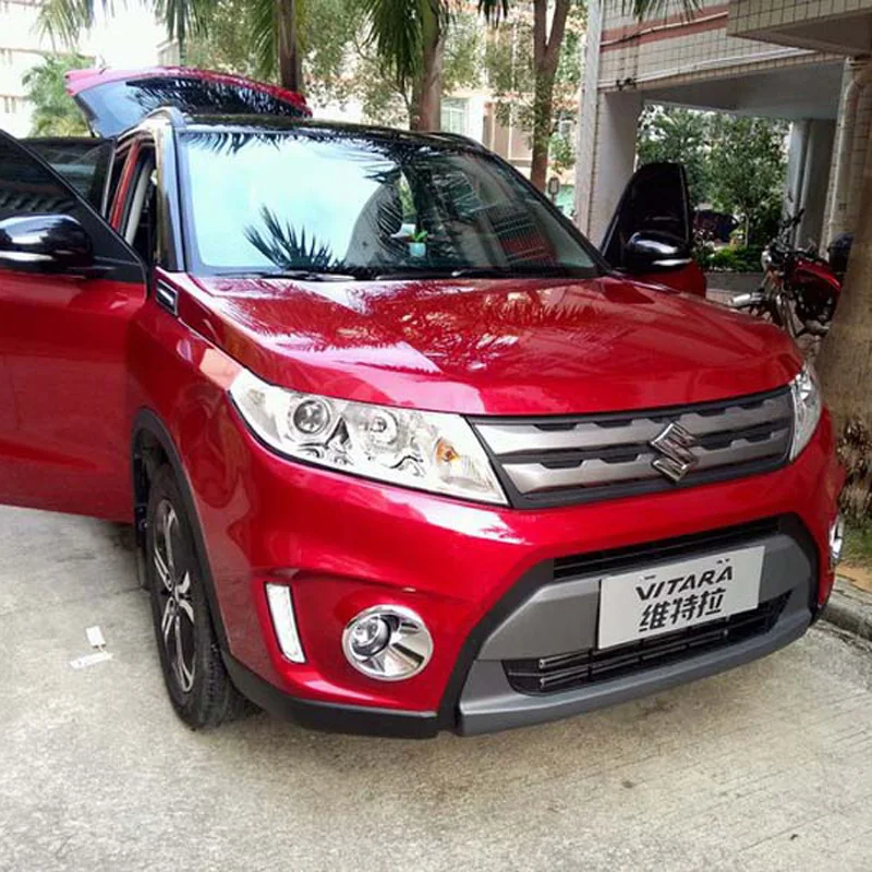 Для Suzuki Vitara переднего бампера Туман Светильник Крышка хром туман светильник лампы крышки Накладка аксессуары