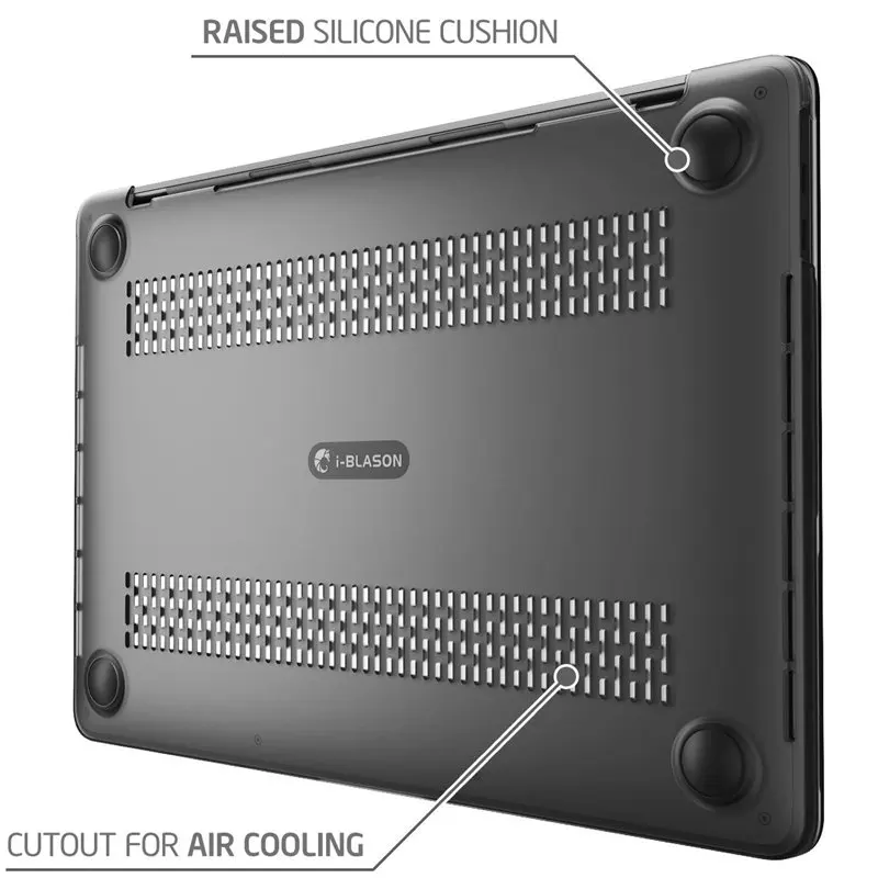 Для MacBook Pro 15 чехол с сенсорной панелью/Touch ID() A1990/A1707 i-Blason тонкий морозный жесткий чехол+ ТПУ бампер