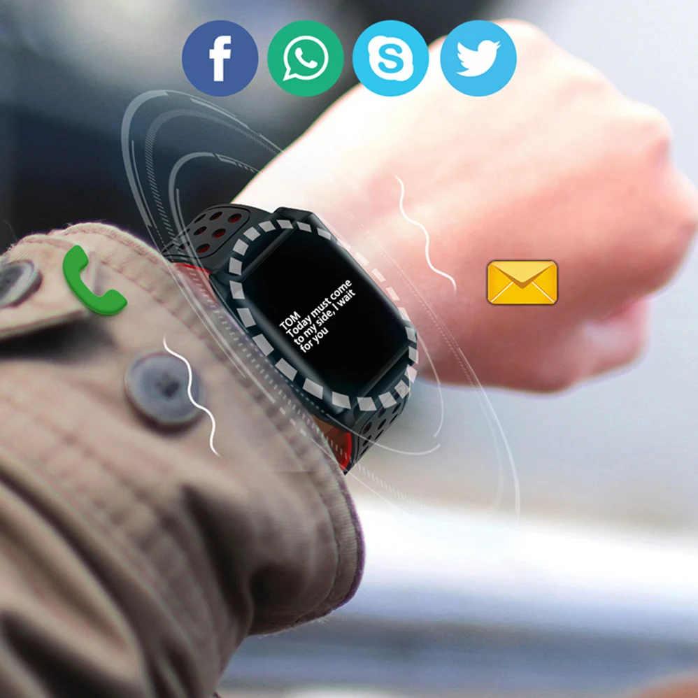 Bluetooth Смарт часы M7 пульсометр с монитором артериального давления фитнес трекер