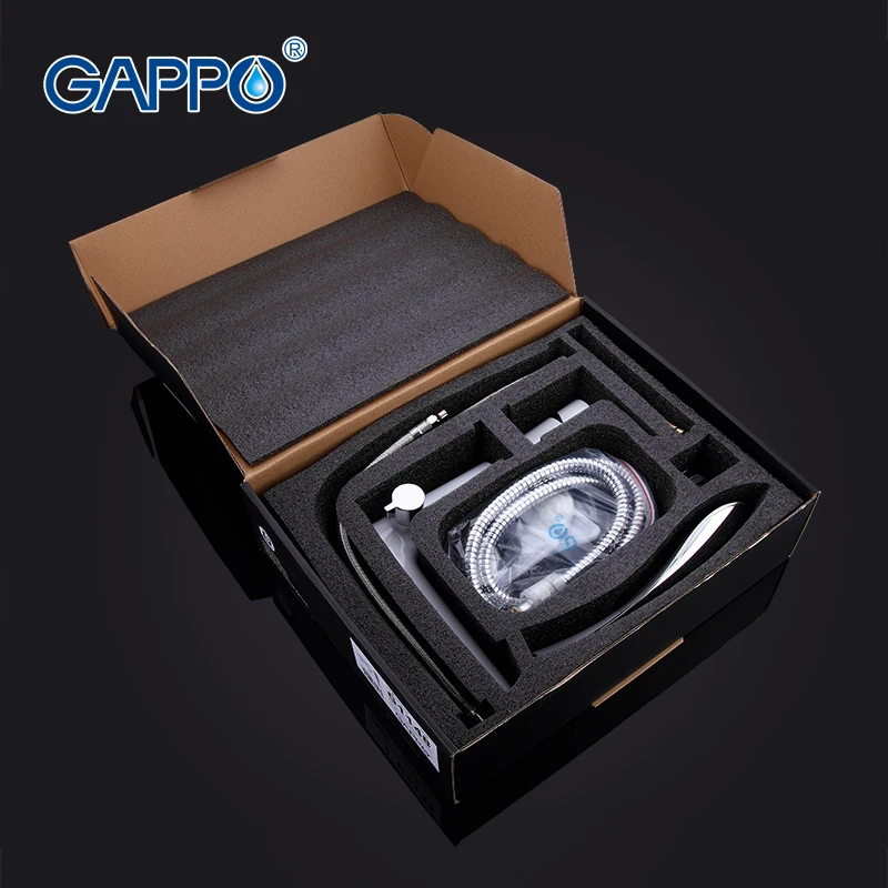 

GAPPO Bathtub Faucet Vertical Installation Shower Head Set Bath Hidden Water Pipes Faucet Bathroom Shower Single Handle Tap