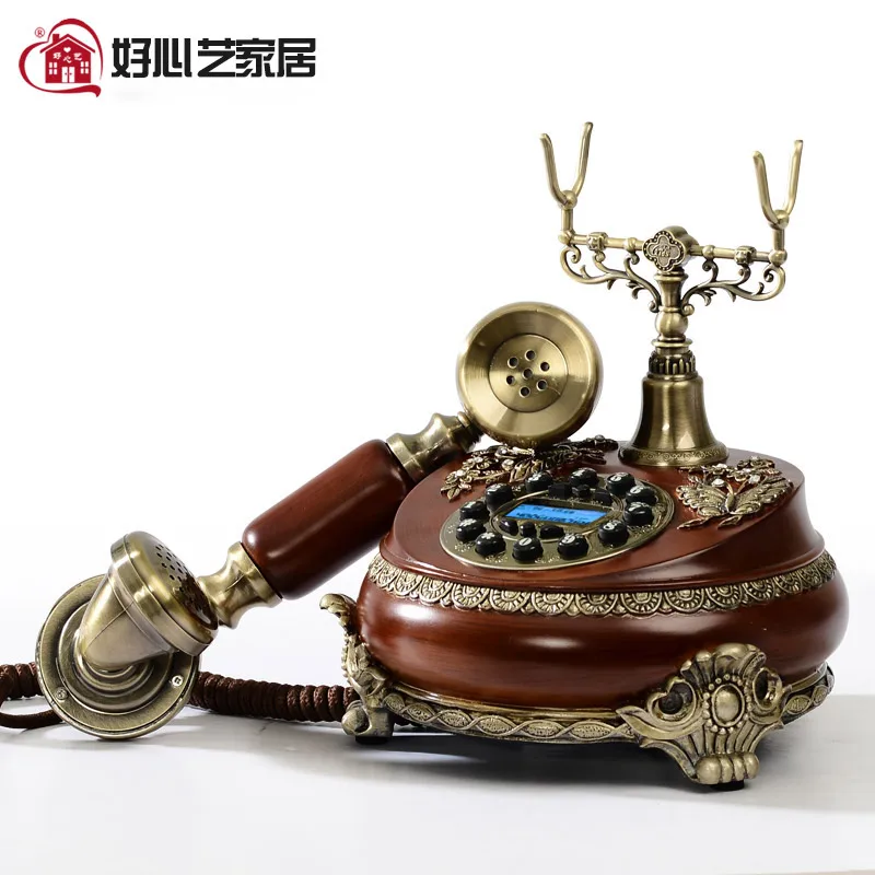 Хорошее искусство европейская античная мода Милый Винтажный домашний телефон