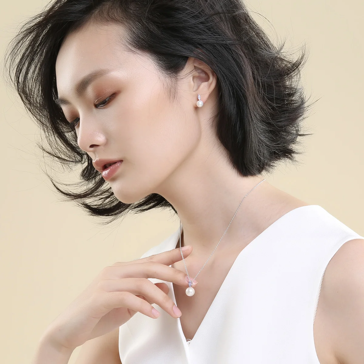 Sa silverage серебро Neckalce 925 Для женщин В виде ракушки с жемчужным кулоном Mother Of Pearl