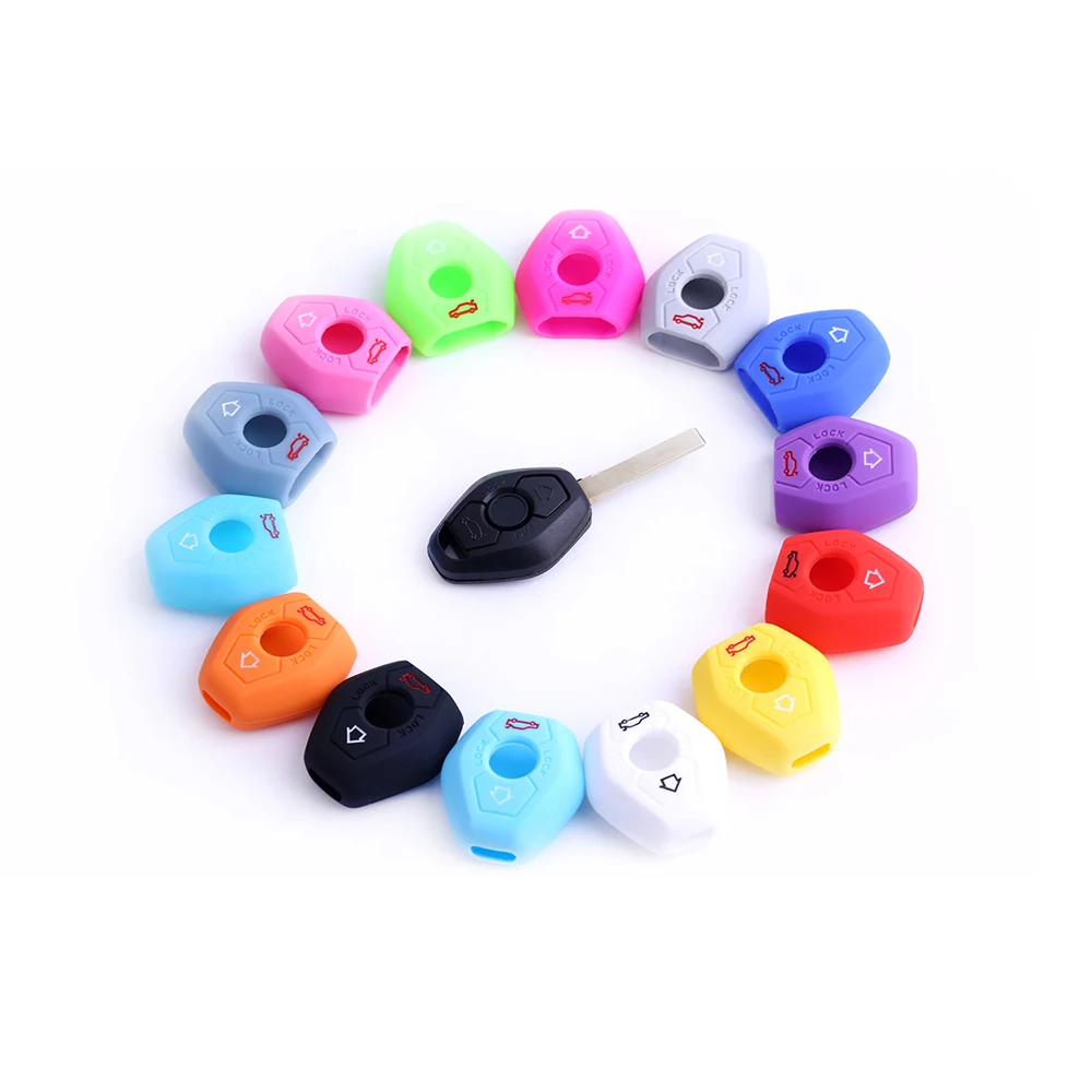 RYHX low price high quality3d Silicone Key Case Car fashion Cover X3 X5 Z3 Z4 3 5 7 Series E38 E39 E46 E83 FOB Set for protect | Автомобили