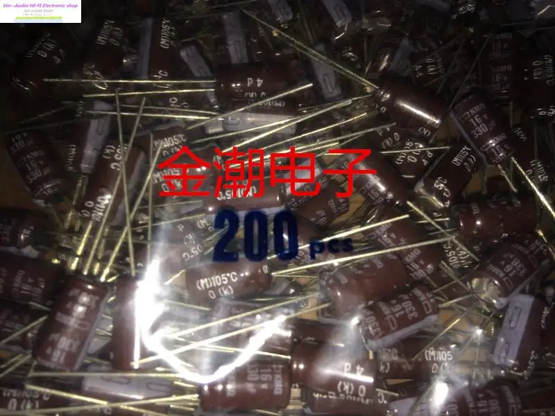 200PCS NIPPON 16V330UF 6.3X11.5 KMQ series of ultra- small size Japanese chemical capacitor FREE SHIPPING | Электронные