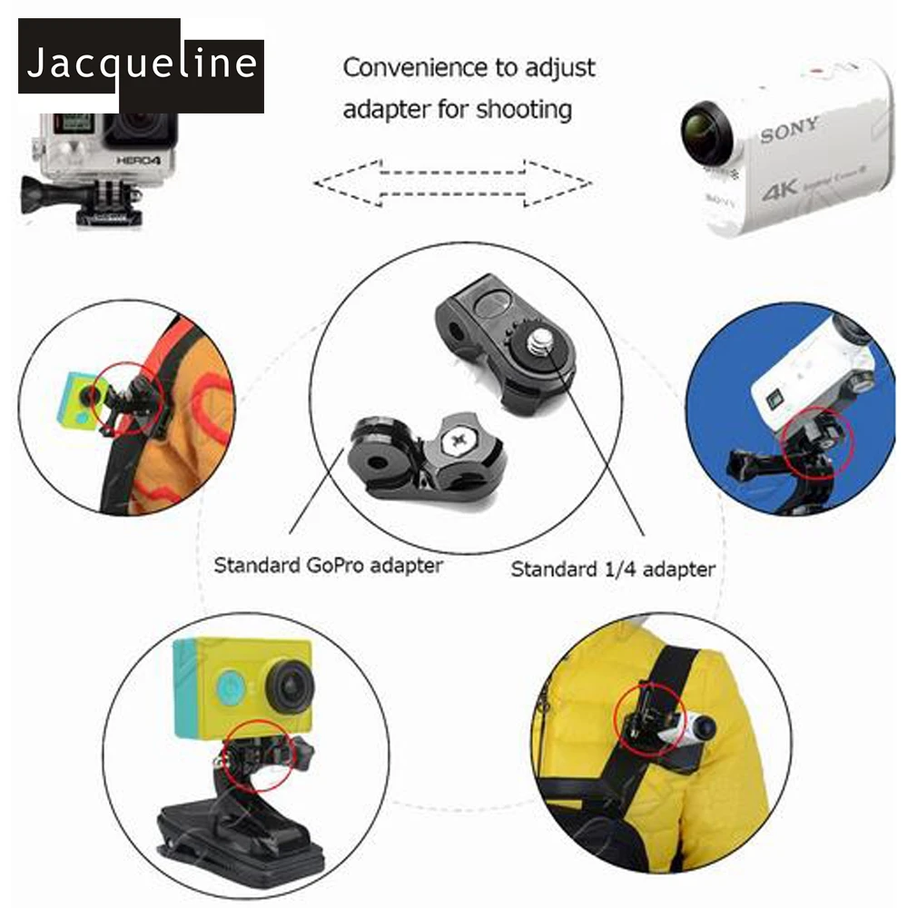 Набор аксессуаров Jacqueline для экшн камеры Sony HDR AS15 AS20 AS200V AS30V AS100V AZ1 mini FDR X1000V/W 4 k Action