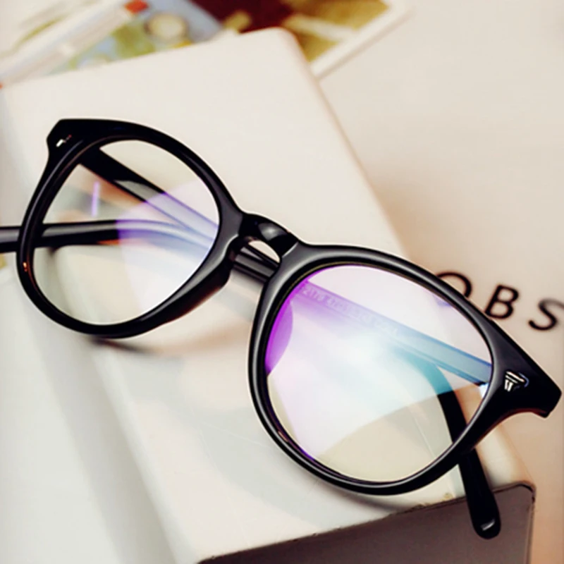 

Vintage Spectacle Glasses Classic Women Round Eyeglasses Frame Brand Designer Fashion Men Optical Glasses Nerd Party