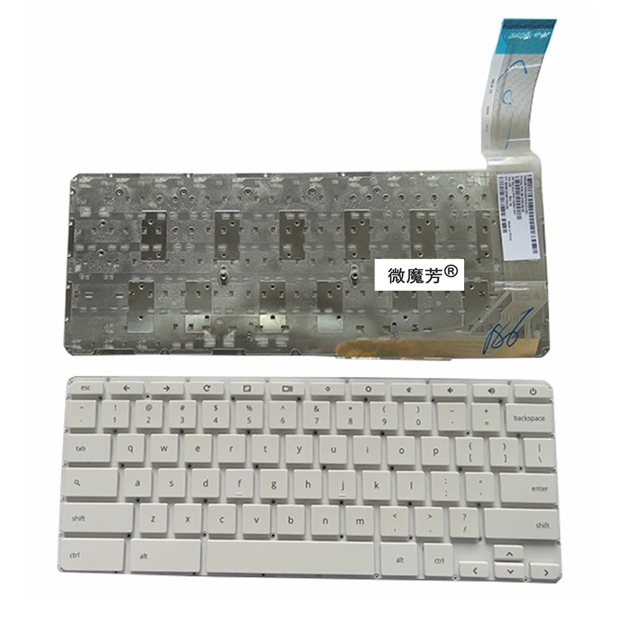 Английская белая клавиатура для HP 14-X X000 14-X050NR X099ND X001ND X001 X002 X003 X004 X023 X030 US