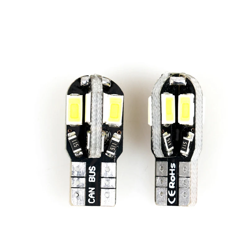 1 шт. T10 8 SMD 5630 Светодиодный Canbus Error Free Авто Автомобильные стояночные огни W5W 2825 Клин