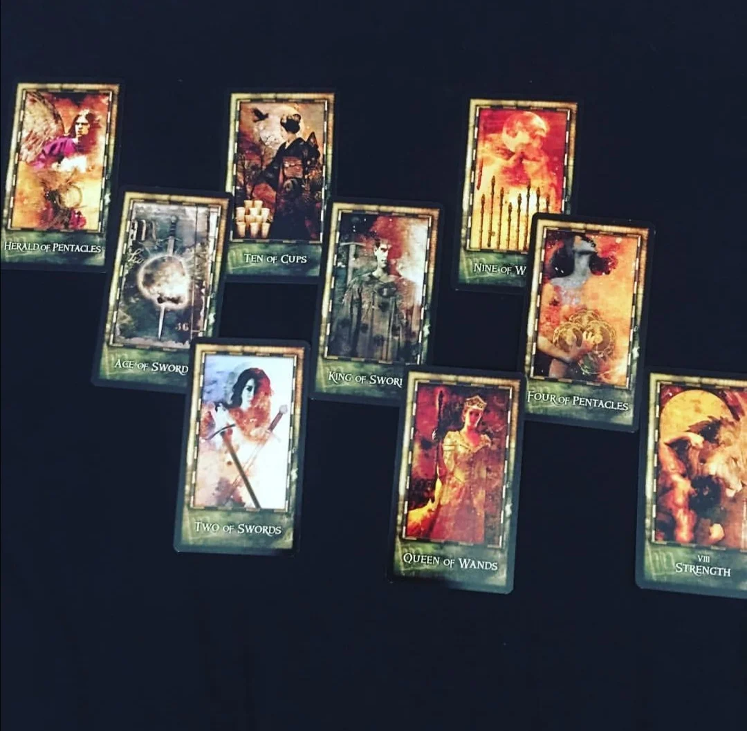 Высокое качество 78+ 2 шт оригинальная новая английская версия Archeon Tarot Набор карточек настольная игра