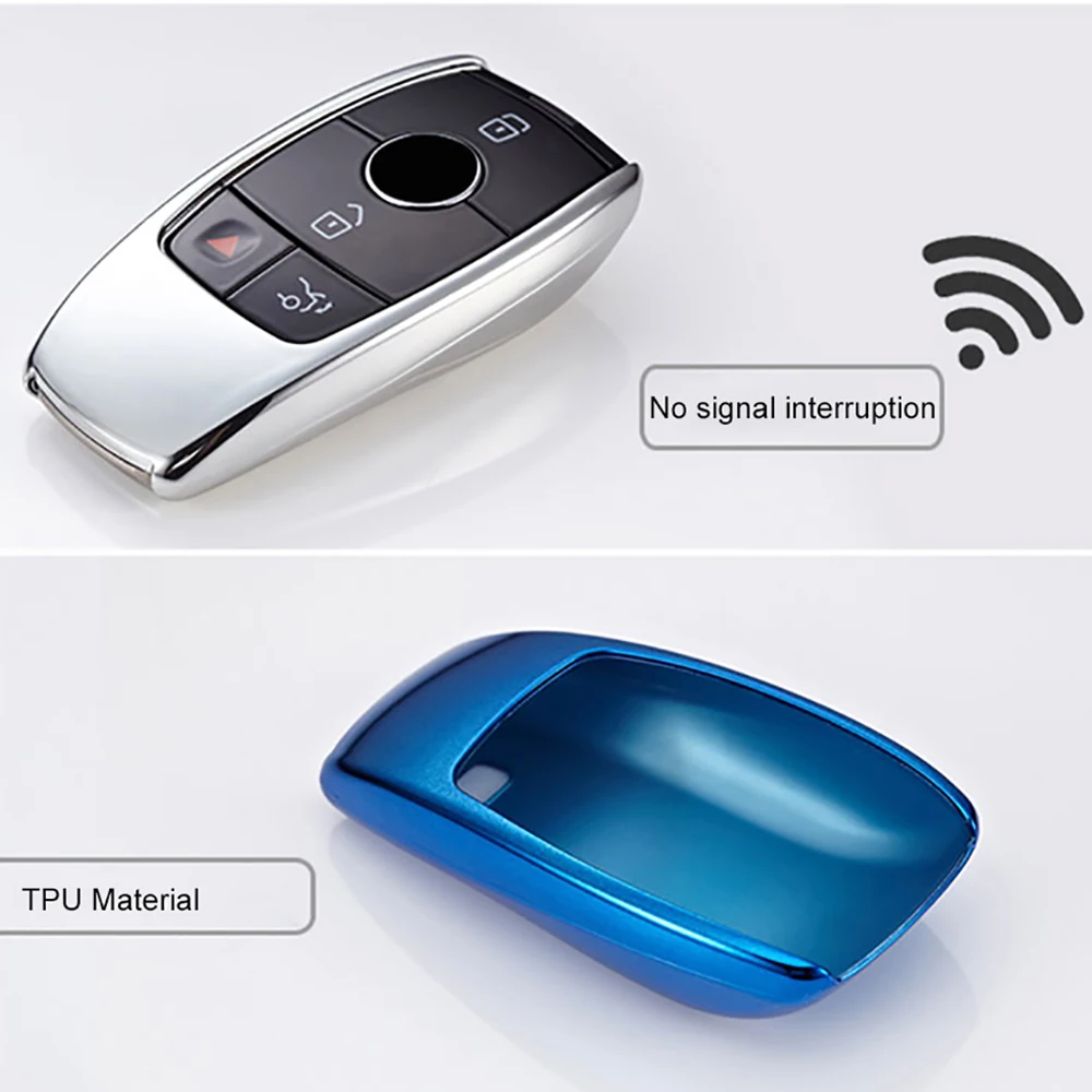 CAR case Key For Mercedes Benz New E Class W212 W213 TPU Car Remote Case Shell Protective Cover Fob Holder | Автомобили и