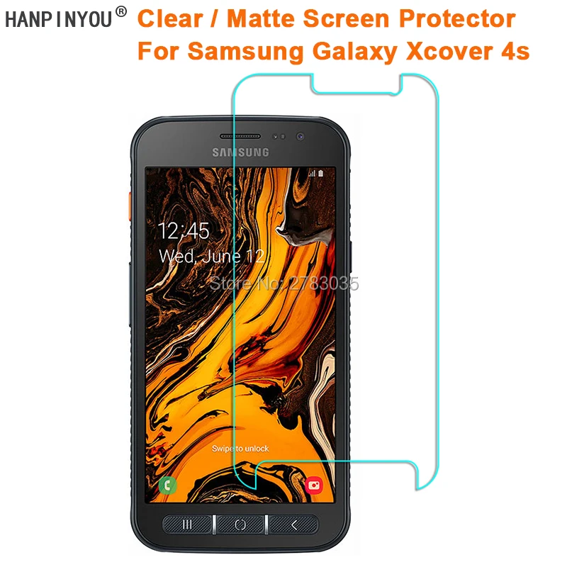 Для samsung Galaxy Xcover 4S 5," прозрачная глянцевая/Антибликовая матовая защитная пленка для экрана(не закаленное стекло