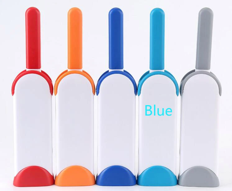 Dog Comb Tool Pet Hair Remover Brush Dog Cat Fur Brush Base Double-Side Home Furniture Sofa Clothes Cleaning Lint Brush - Цвет: Blue big