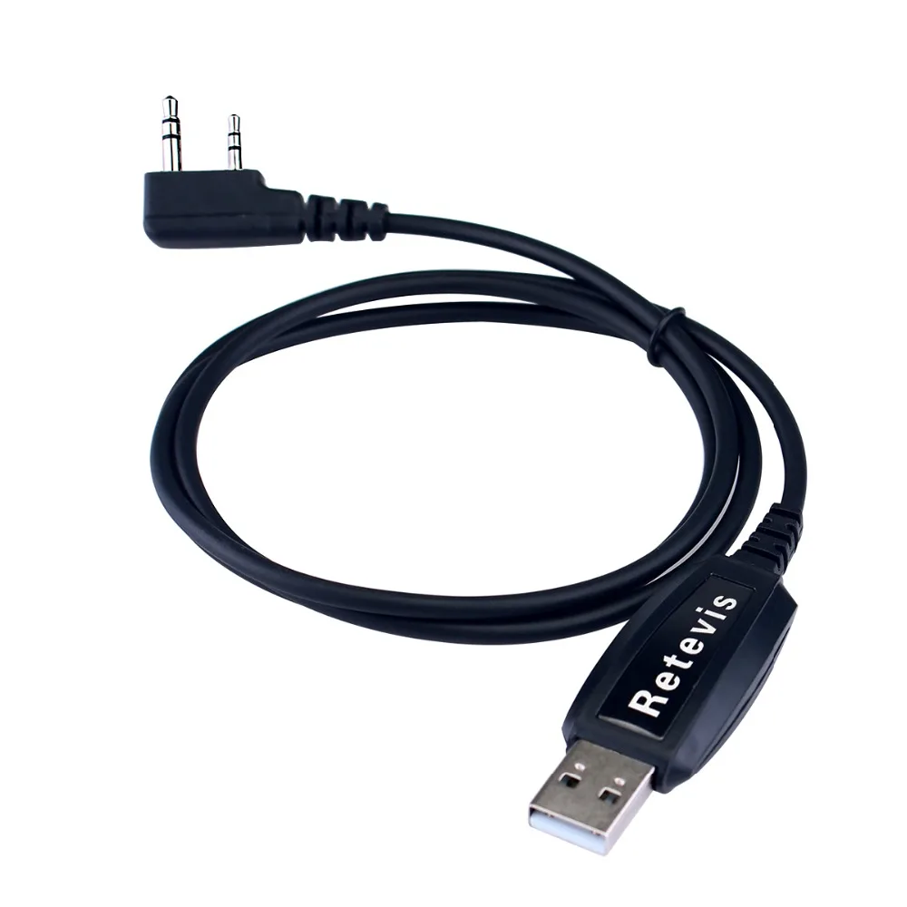 2 Pin Retevis USB кабель для программирования DMR радио RT3 RT8 TYT MD 380 цифровой рации Hf