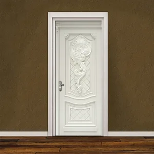 Водостойкие самоклеящиеся наклейки на дверь из ПВХ, обои для гостиной, обои для двери спальни, художественные настенные наклейки, настенные Стикеры