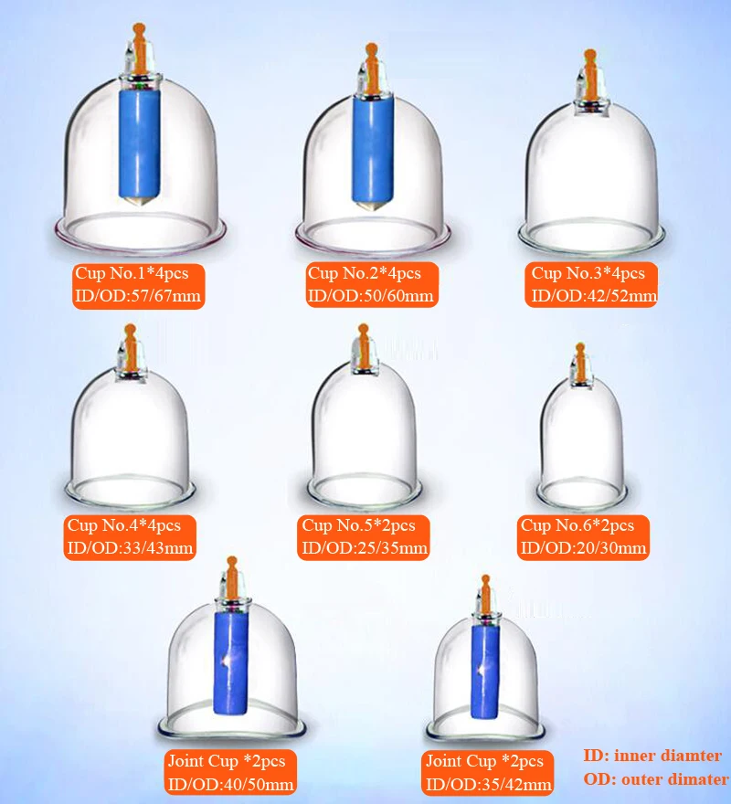 Китайские Биомагнитные вакуумные акупунктурные банки Aoever терапевтические