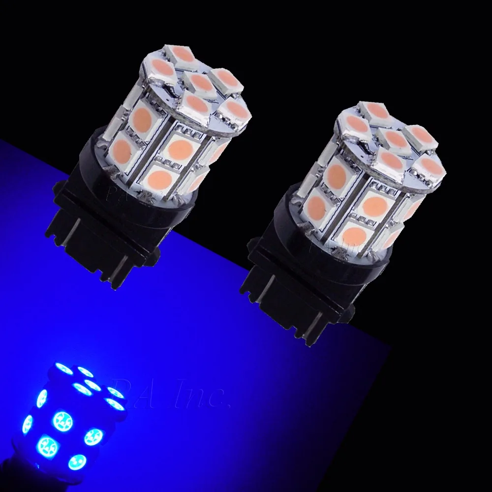 PA LED 4 шт. X 20SMD 5050 для Ford 3157 стоп сигналов светодиодные лампы цвет синий| |