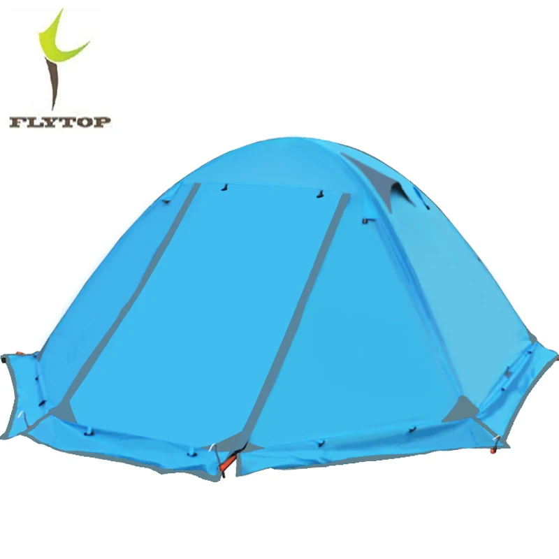 Flytop палатка для кемпинга двухслойная водонепроницаемая с алюминиевым столбом