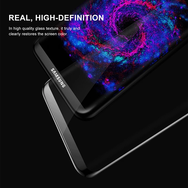 Для samsung galaxy s8 стекло закаленное для S8 Экран Протектор Фильм 3D Полный Защитное