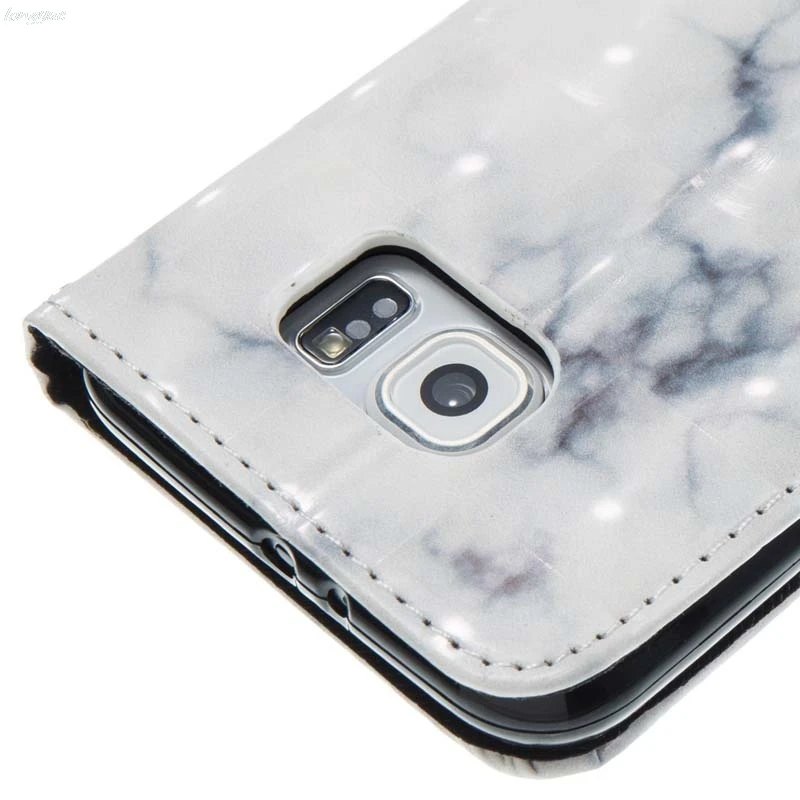 Для Samsung S6 S 6 g920 G920F Флип Роскошный кожаный бумажник случае Coque для edge края G925 G925F