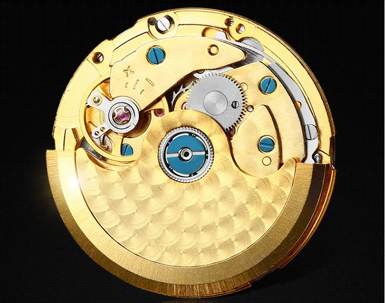 Мужские многофункциональные механические наручные часы с сапфировым стеклом 42