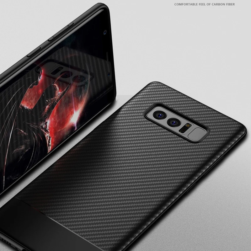 Lovebay чехол для телефона Samsung Galaxy S8 плюс роскошный углеродный волокна мягкой ТПУ