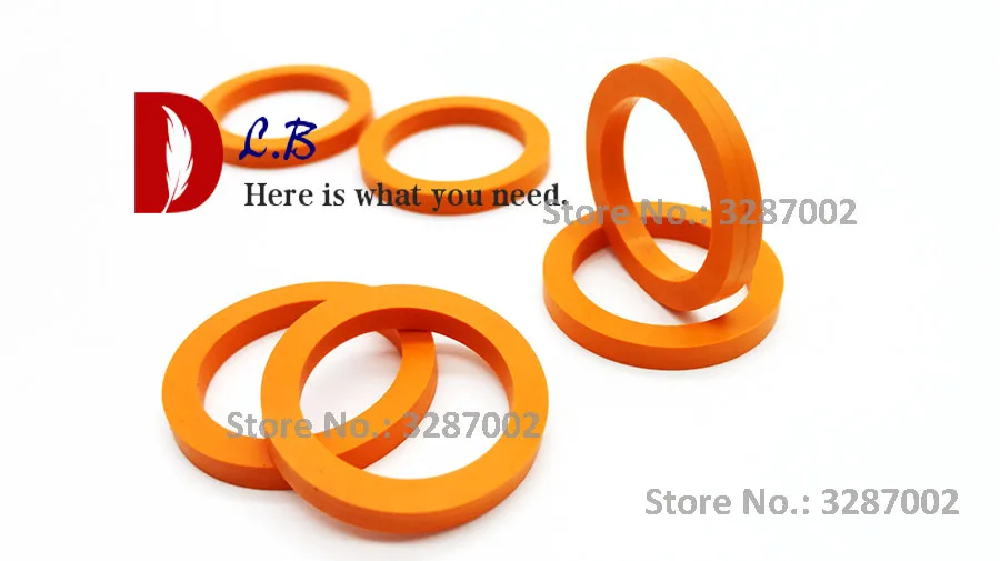 Washer 19.05x25.4x3.18 Nitrile (NBR) gasket rubber ring Static seal Square Ring Seals Buna-N Orange | Gaskets