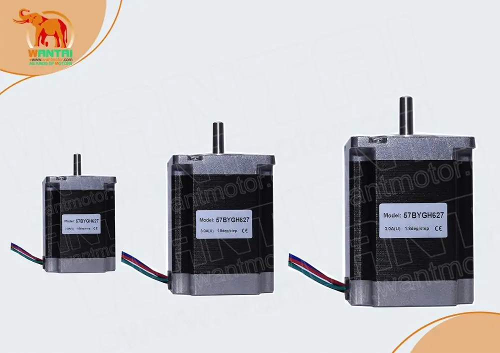 Бесплатная доставка! Шаговый двигатель 3 шт. Nema 23 270 унции. В нм с одним валом 3A