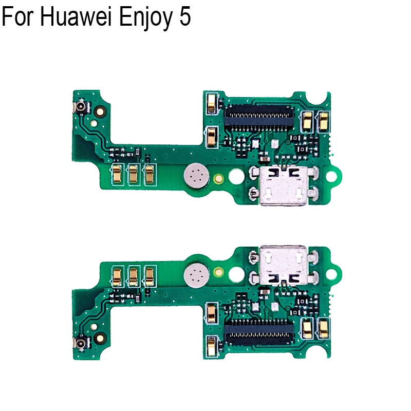 Original For Huawei Enjoy 5 USB Dock Charging Port Mic Microphone Motor Vibrator Module Board Replacement Enjoy5 Repair Parts | Мобильные