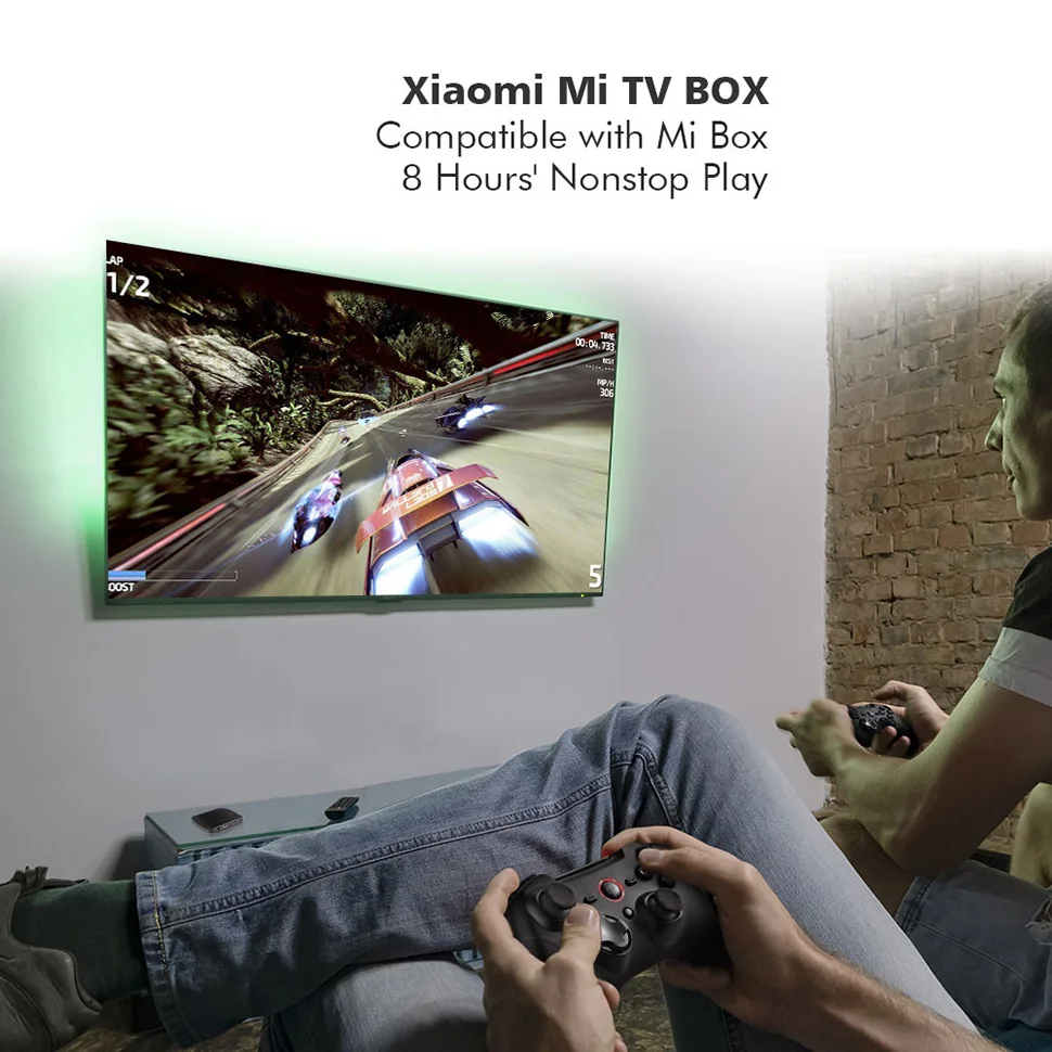 EasySMX ESM-9101 геймпад для Xiaomi Mi TV Box 3 игровой контроллер Xiaomi Mi TV Box S с двойной вибрацией турбо Android геймпад