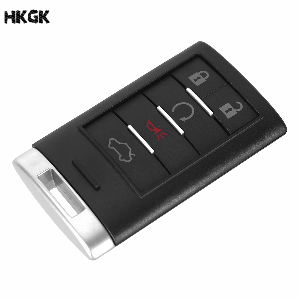 5 кнопки сменный Корпус ключа для Cadillac DTS CTS STS 2005 2006 2007 2008 2009 2010 2011 ключ чехол с
