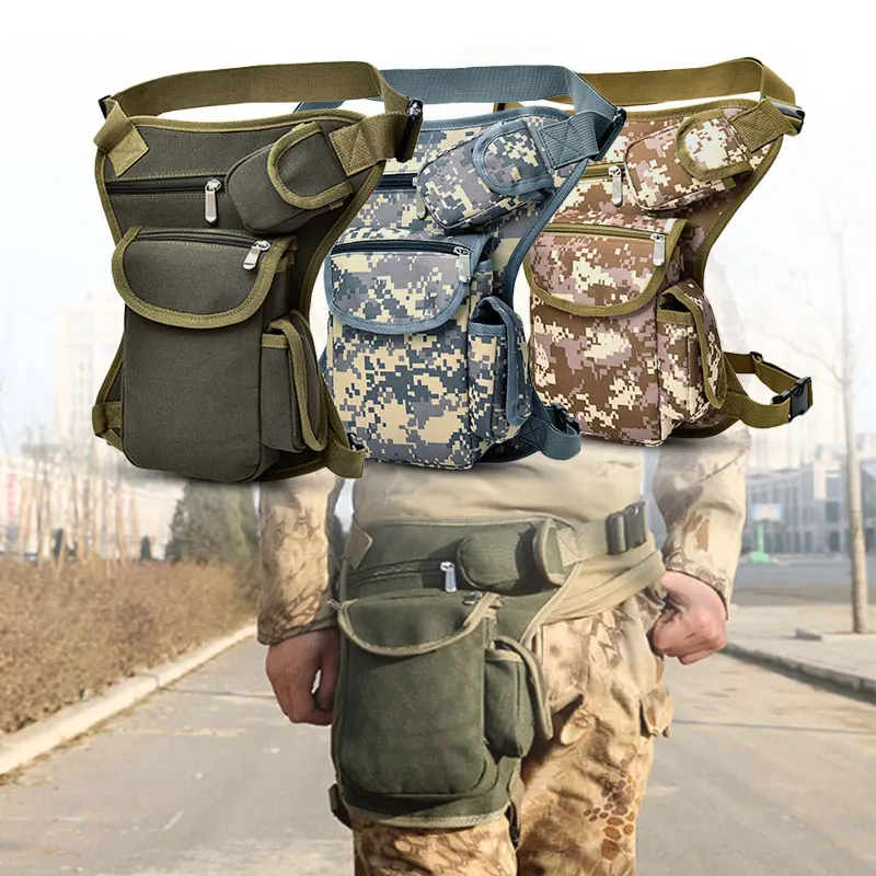 Женская Холщовая Сумка с заниженной талией поясная сумка пояс в стиле милитари