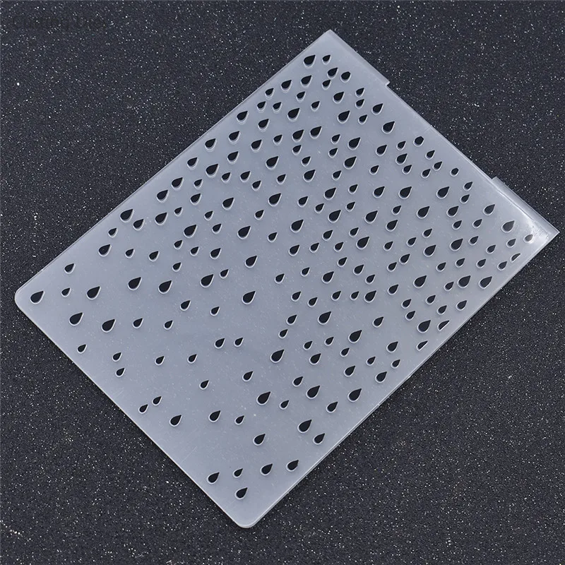 Креативная папка для тиснения в форме капли пластиковые карточки штампы