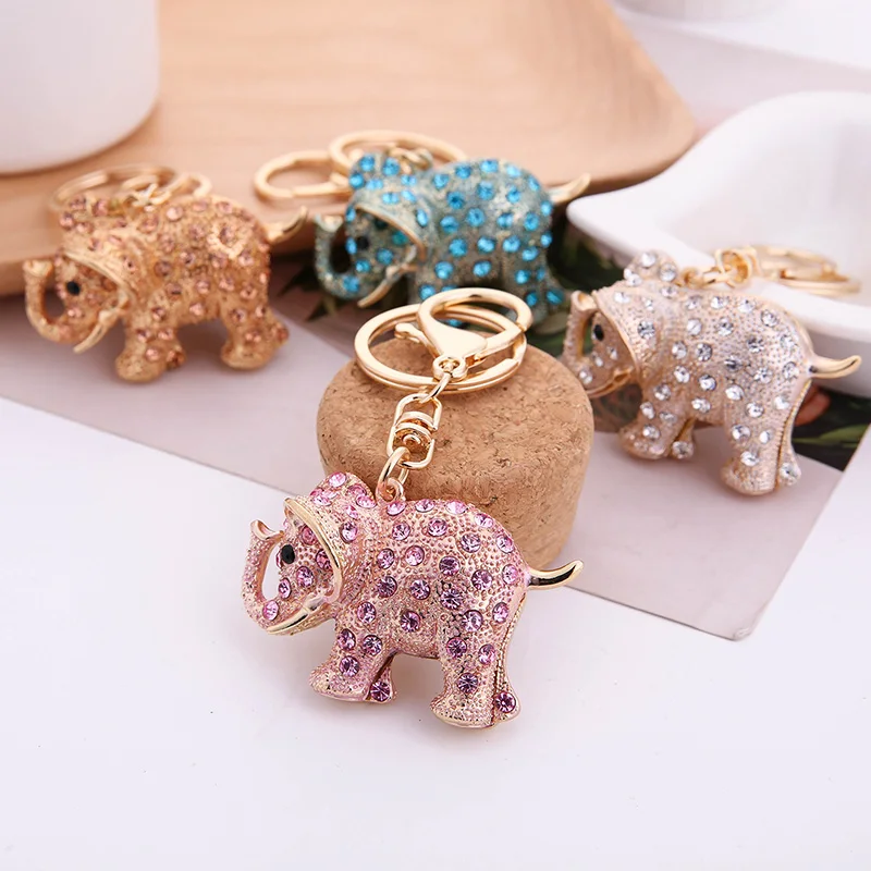 Брелок для ключей из легкого сплава в форме слона M8694 | Украшения и аксессуары