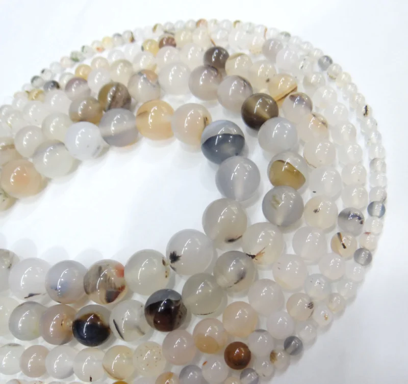 Бусины из натурального камня Sardonyx белые черные бусины-Агаты в форме цветка