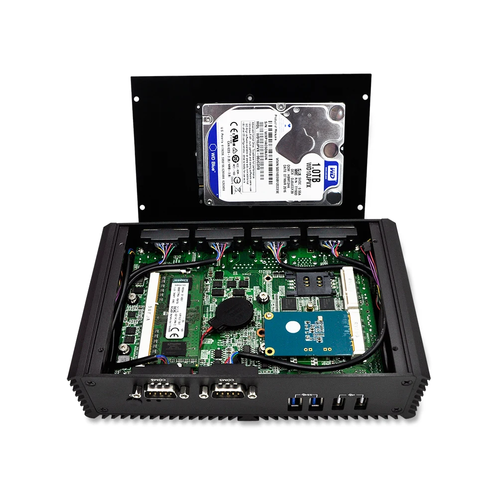 Промышленный ПК Core i5 6 COM 2 Lan Qotom-Q350P процессор i5-4200U (кэш 3 м до 60 ГГц) X86