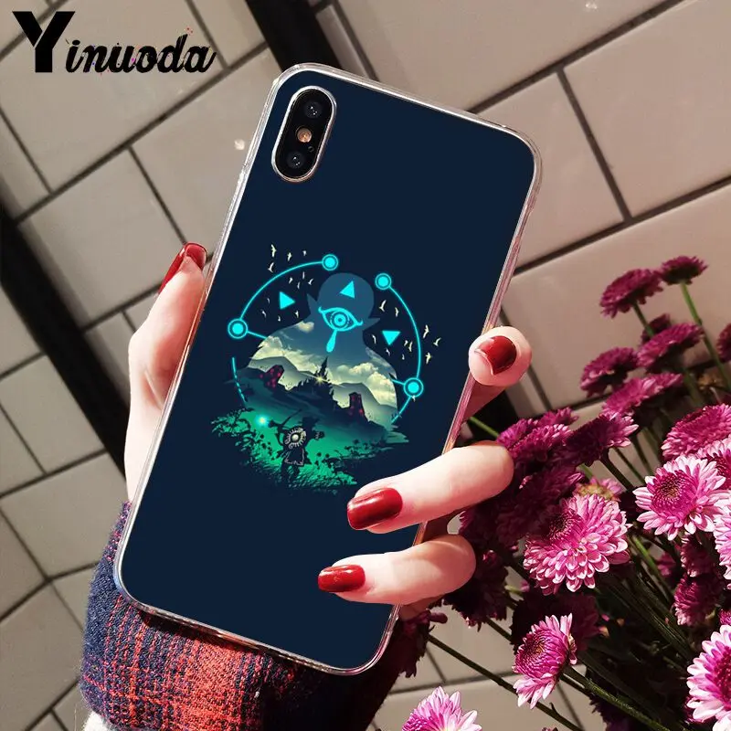 Yinuoda Legend of логотип Zelda Прозрачный Мягкий ТПУ силиконовый чехол для телефона Apple