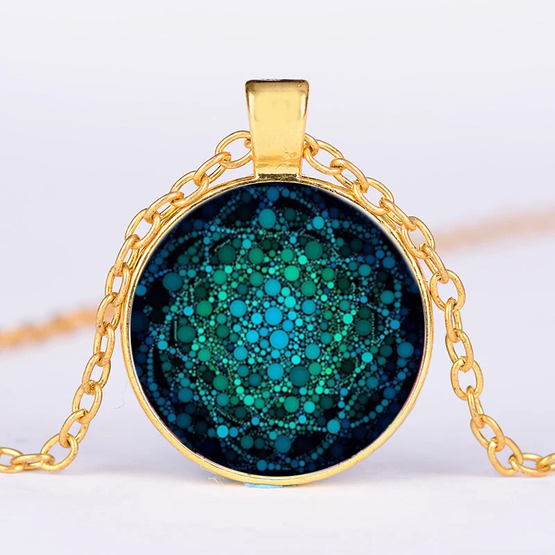 SONGDA чакра духовного ожерелье &quotцветок жизни&quot Для Женщин Ом Йога любителей