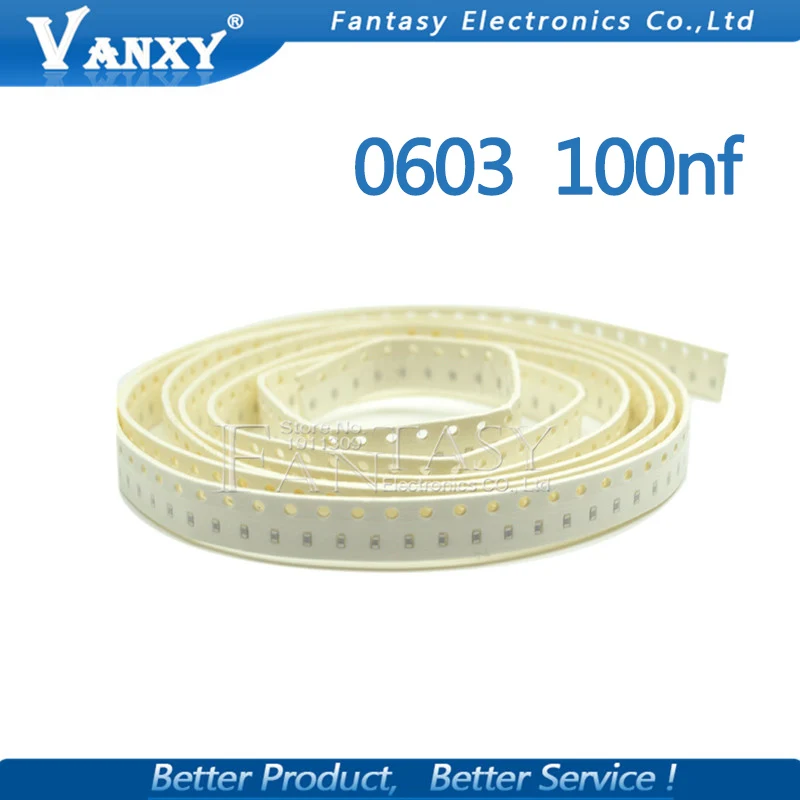 100 шт. 10% НФ X7R ошибка 0603 50 в 104 SMD толстая пленка чип многослойный керамический