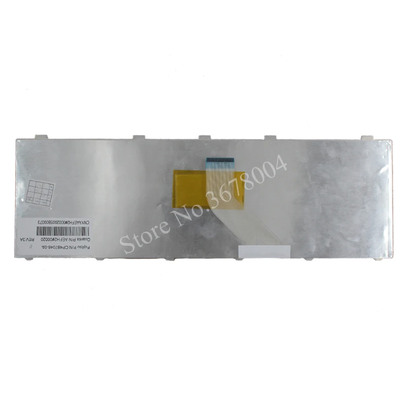 Новая клавиатура США для Fujitsu Lifebook AH530 AH531 NH751 A530 A531 черная ноутбука на английском