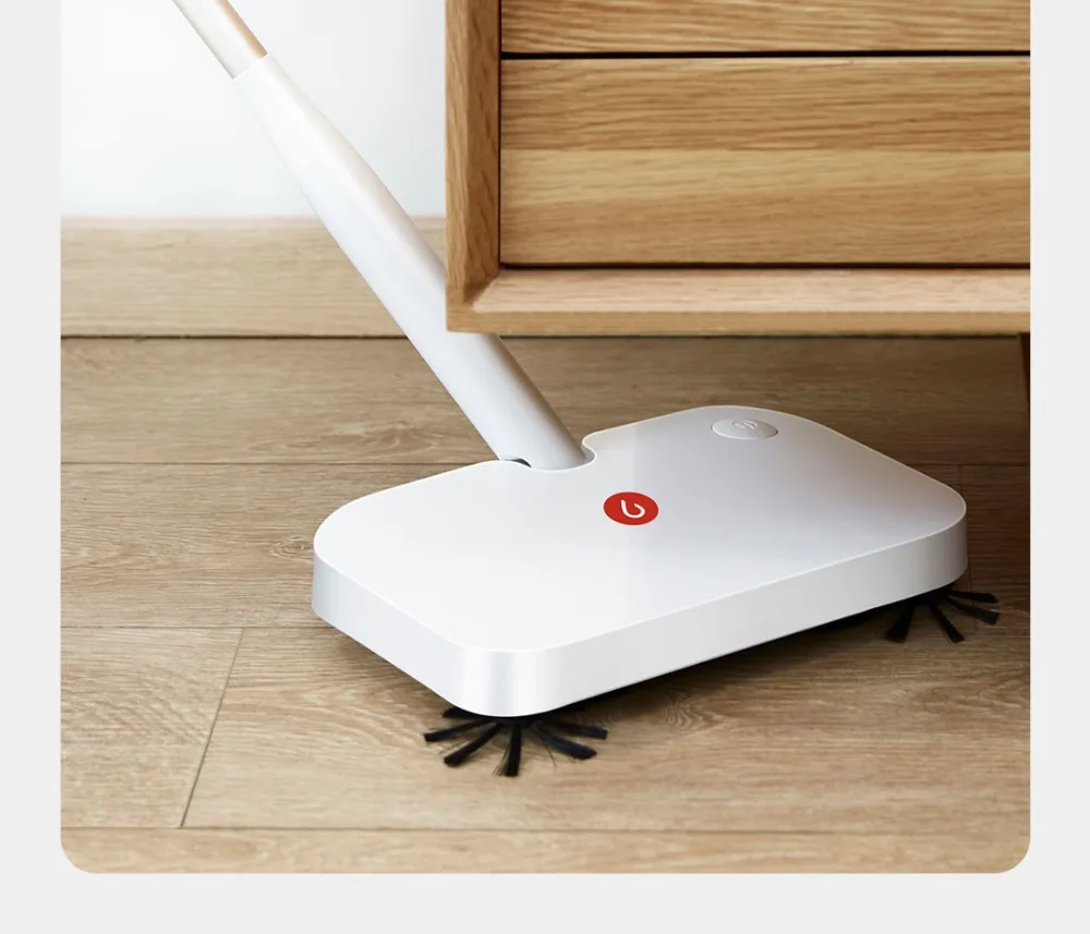 Xiaomi Yijie Беспроводная портативная подметальная машина с двойной щеткой, интеллектуальная подметальная машина, очиститель пола с 30 шт заменяет нетканый материал