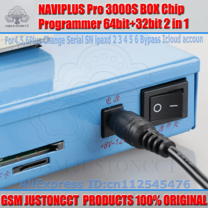 IP Box Navi plus PRO3000S 32 64 бит nand программист, ремонт HDD серийный номер SN, для iPhone 6p 6 iPad mini для ios 11